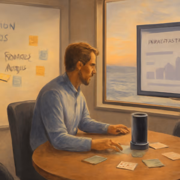 Oil painting evoking Negotiation coaching for marketing managers / fitness